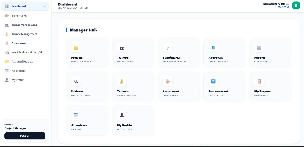Government Worker Management Portal Banner