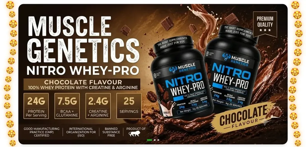 Muscle Genetics E-commerce Banner