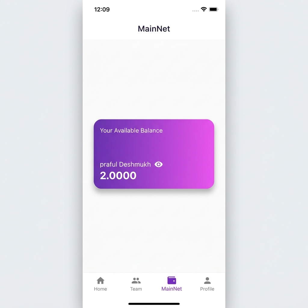 PCN Chain MainNet Screen