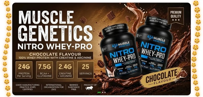 Muscle Genetics e-commerce website